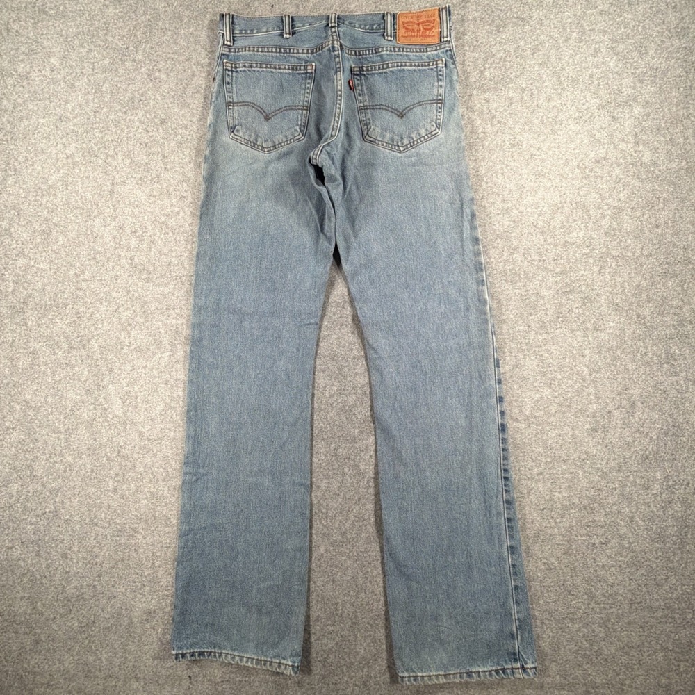 Levis 517 Jeans Mens 34x36 Blue Denim Levis Bootcut Flare Jeans Medium Wash
